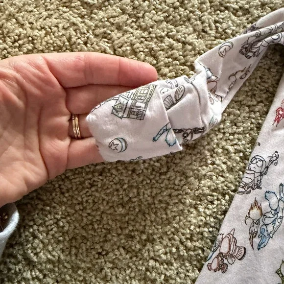 The Cozy Munchkin Pixar Zip Footie bamboo – 0–3 Months - Picture 3 of 4